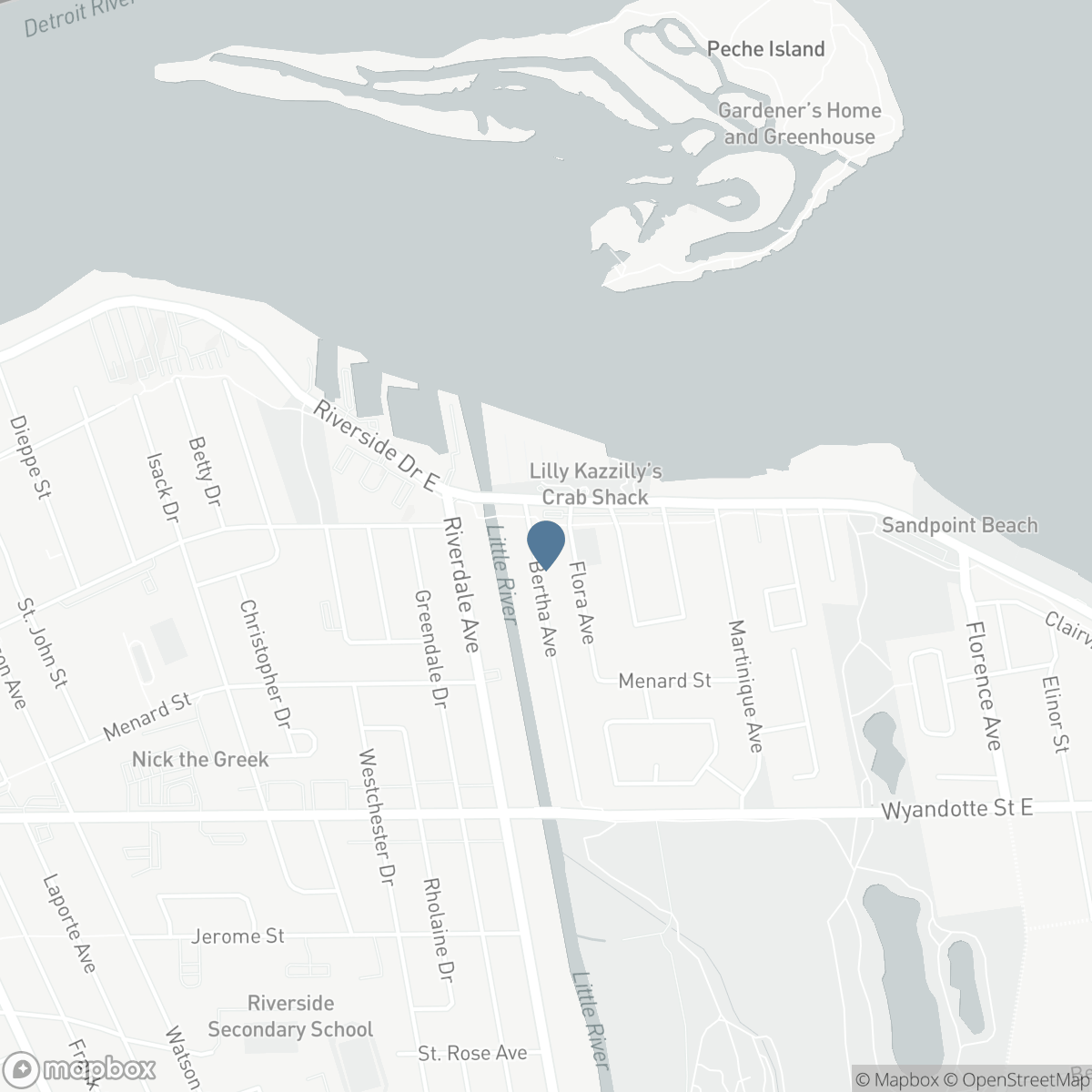426 BERTHA, Windsor, Ontario N8P 1B7